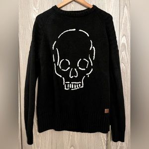 Deus Ex Machina Skull Crew Neck Raglan Sweater - Men’s M